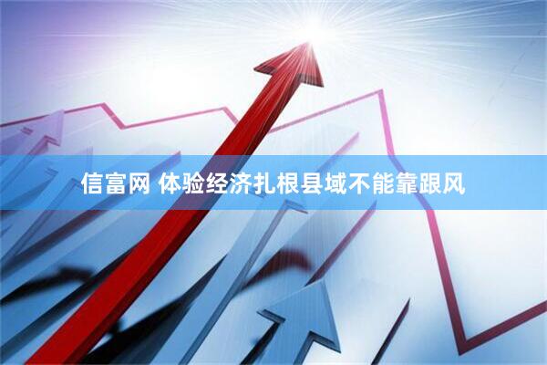 信富网 体验经济扎根县域不能靠跟风