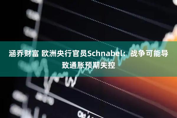 涵乔财富 欧洲央行官员Schnabel：战争可能导致通胀预期失控